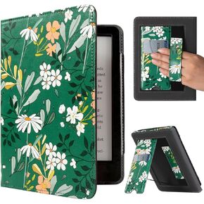 CoBak Case for Kindle Paperwhite - All New PU Leather Cover with Auto Sleep Wake, Hand Strap, Card Slot for Kindle Paperwhite Signature Edition and Kindle Paperwhite 11th Generation 2021 Released