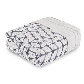 aden + anais Dream Blanket, 100% Cotton Muslin, 4 Layer Lightweight and Breathable, Oversized 60" x 72", Natural Woodland