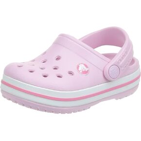 Crocs Kids' Crocband Clog , Pepper/Graphite, 7 Toddler