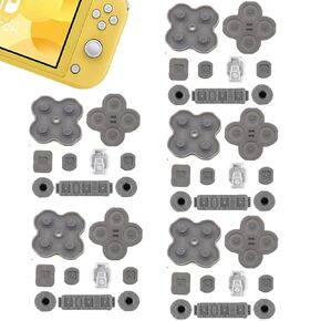 1 Set Silicone Conductive Rubber Pads Replacement for Switch Lite buttons Parts for NSL Adhesive Button Changing Keypad Repair Replacement Part Tool Kit(Lite)