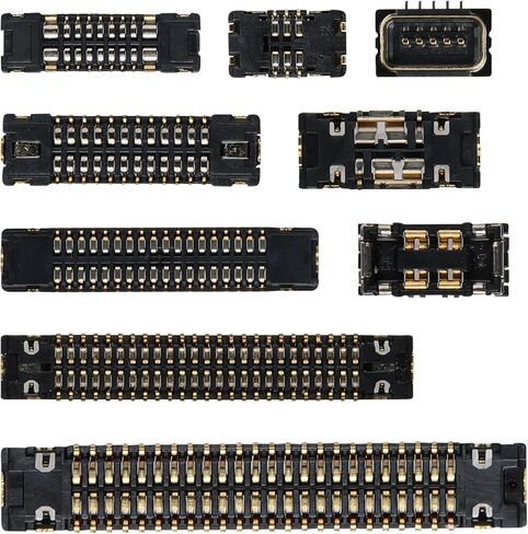 9 PCS for iPhone 8 Plus Motherboard Connection Socket A Set Replacement Involve Front Rear Camera Battery Receptacle Wireless Charging Port Slot Connectior for iPhone 8Plus in Saudi Arabia