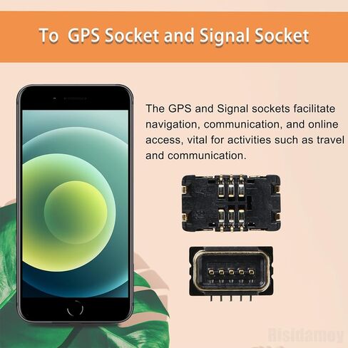9 PCS for iPhone 8 Plus Motherboard Connection Socket A Set Replacement Involve Front Rear Camera Battery Receptacle Wireless Charging Port Slot Connectior for iPhone 8Plus in Saudi Arabia