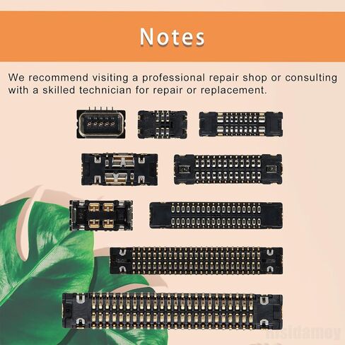 9 PCS for iPhone 8 Plus Motherboard Connection Socket A Set Replacement Involve Front Rear Camera Battery Receptacle Wireless Charging Port Slot Connectior for iPhone 8Plus in Saudi Arabia