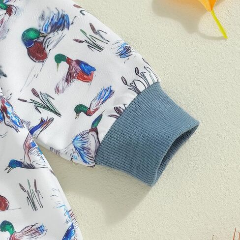 Duck Hunter Baby Clothes Newborn Boy Long Sleeve Mallard Duck Camoflage Sweatshirt Romper Infant Fall Clothes in Saudi Arabia
