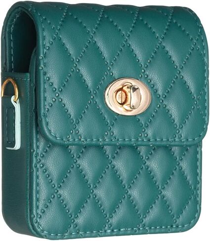 Asuwish Compatible with Samsung Galaxy Z Flip 5/Z Flip 4/Z Flip 3 Phone Pouch and Crossbody Lanyard Metal Buckle Case for Motorola Moto Razr Plus Razr+ 2023/Razr 2023/Razr 5G 2020 Women Girl Men Green in Saudi Arabia