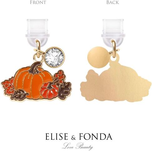 ELISE & FONDA TP434 منفذ شحن USB من النوع C مضاد للغبار، قابس الهالوين على شكل يقطين يترك سحر الهاتف الخليوي لهواتف iPhone 15 /Samsung/OnePlus/Xiaomi/oppo Android (برتقالي) in Saudi Arabia