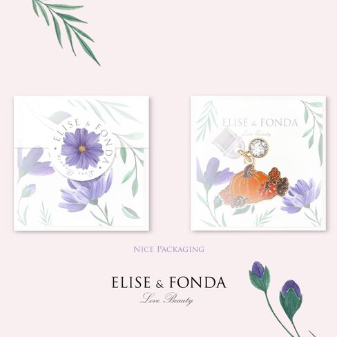 ELISE & FONDA TP434 منفذ شحن USB من النوع C مضاد للغبار، قابس الهالوين على شكل يقطين يترك سحر الهاتف الخليوي لهواتف iPhone 15 /Samsung/OnePlus/Xiaomi/oppo Android (برتقالي) in Saudi Arabia