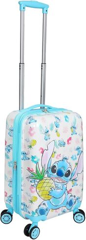 Disney Minnie Mouse Rose Gold 20" Carry-On Luggage With Wheels And Retractable Handle in Saudi Arabia