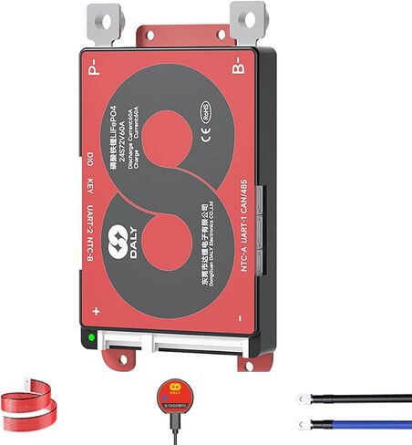 BMS LiFePO4 Li ion 3S-20S 12V-72V 20A-500A Lithium Battery Management System Protection Circuit PCB Board Optional RS485/CAN/WiFi, DIY Lithium Iron Phosphate Cell 3.2V or Lithium Ion Battery 3.7V in Saudi Arabia