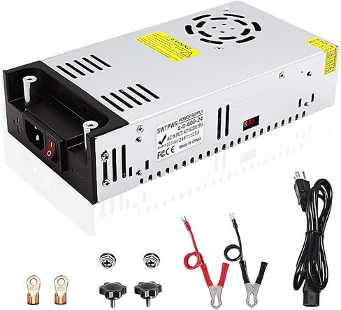 12V Power Supply 12V 50A 600W AC to DC Converter 110V/120V to 12V Transformer LED Driver Smart Cooling Fan Designed for LED Strip CCTV and Car Devices (DC12V, 12V-50A-600W) in Kuwait