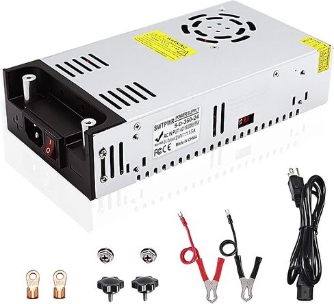 12V Power Supply 12V 50A 600W AC to DC Converter 110V/120V to 12V Transformer LED Driver Smart Cooling Fan Designed for LED Strip CCTV and Car Devices (DC12V, 12V-50A-600W) in Kuwait