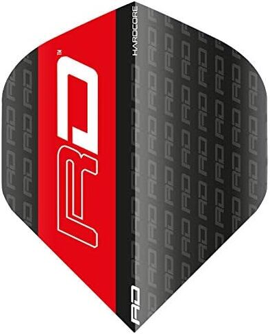 Red Dragon Hardcore Selection Pack Dark Wings Extra Thick Standard Dart Flights - 4 Sets Per Pack (12 Dart Flights in Total) in Saudi Arabia