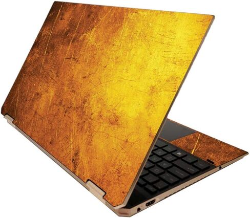 MightySkins Skin لجهاز HP Spectre x360 15 "(2020) - بلاط ذهبي | غطاء ملتف من الفينيل واقٍ ومتين وفريد ​​من نوعه | سهل التطبيق والإزالة وتغيير الأنماط | صنع في الولايات المتحدة الأمريكية in Kuwait