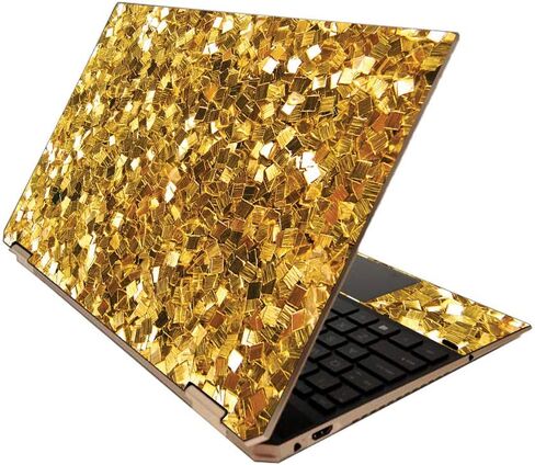 MightySkins Skin لجهاز HP Spectre x360 15 "(2020) - بلاط ذهبي | غطاء ملتف من الفينيل واقٍ ومتين وفريد ​​من نوعه | سهل التطبيق والإزالة وتغيير الأنماط | صنع في الولايات المتحدة الأمريكية in Kuwait