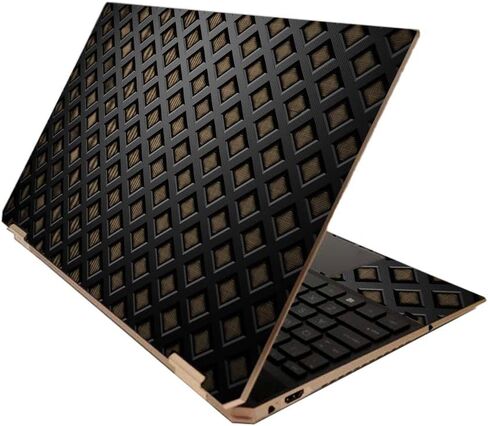 MightySkins Skin لجهاز HP Spectre x360 15 "(2020) - بلاط ذهبي | غطاء ملتف من الفينيل واقٍ ومتين وفريد ​​من نوعه | سهل التطبيق والإزالة وتغيير الأنماط | صنع في الولايات المتحدة الأمريكية in Kuwait