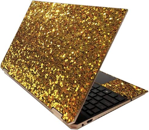 MightySkins Skin لجهاز HP Spectre x360 15 "(2020) - بلاط ذهبي | غطاء ملتف من الفينيل واقٍ ومتين وفريد ​​من نوعه | سهل التطبيق والإزالة وتغيير الأنماط | صنع في الولايات المتحدة الأمريكية in Kuwait