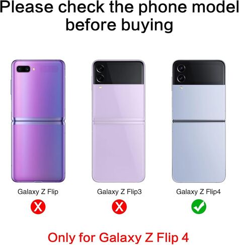 قطعتان من زجاج عدسة الكاميرا الخلفية ASDAWN لهاتف Galaxy Z Flip4 F721 لجميع الحاملات، لاستبدال زجاج عدسة الكاميرا الخلفية Galaxy Flip4 مع فيلم عدسة مجاني + دليل التثبيت + مجموعة أدوات الإصلاح in Kuwait