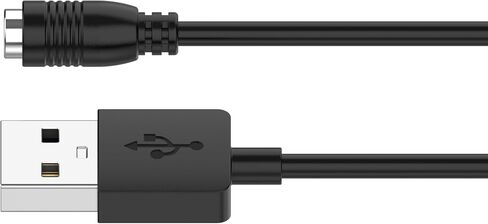 Replacement Charger Intended for Casio WSD-F10 /WSD-F20 /WSD-F30 /Pro Trek Charging Cable 3.3ft USB Portable Watch Charging Cord Smartwatch Accessory (Black) in Saudi Arabia
