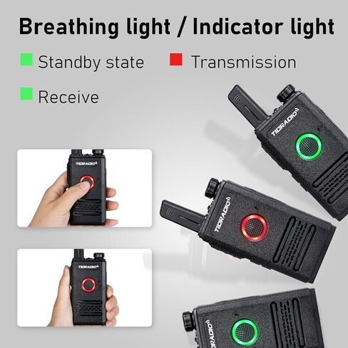 أجهزة راديو TIDRADIO TD-M6 أجهزة اتصال لاسلكية للبالغين في اتجاهين أجهزة راديو طويلة المدى، 22 قناة، PTT مزدوج لتصنيع المطاعم والأعمال التجارية والصيد والمشي لمسافات طويلة 2 حزمة in Kuwait