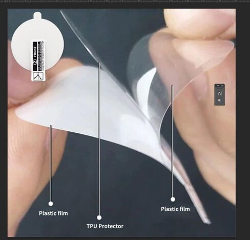 متوافق مع واقي شاشة السوار الذكي IMFRCHCS C60، [6 عبوات] طبقة شفافة من مادة TPU ذات تغطية كاملة متوافقة مع الساعة الذكية C60 in Kuwait