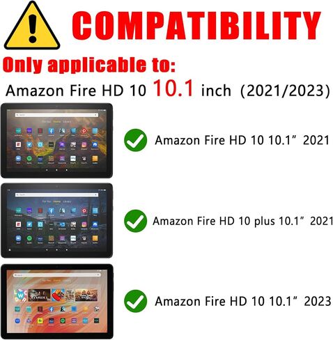 حافظة لوحة مفاتيح لجهاز Amazon Fire HD 10/10 Plus مقاس 10.1 بوصة، لوحة مفاتيح قابلة للفصل مع غطاء منفذ شحن من النوع C (أرجواني + أرجواني) in Kuwait