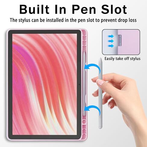 حافظة لوحة مفاتيح لجهاز Amazon Fire HD 10/10 Plus مقاس 10.1 بوصة، لوحة مفاتيح قابلة للفصل مع غطاء منفذ شحن من النوع C (أرجواني + أرجواني) in Kuwait