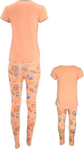 Unique Baby Girls Matching Mommy and Me Lattes Pant Set in Saudi Arabia
