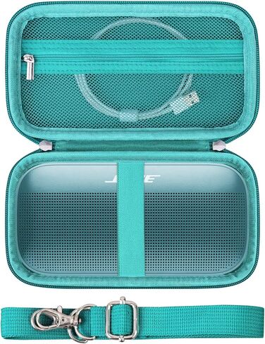 Hard Carrying Case for Bose SoundLink Flex Bluetooth Speaker, Travel Case with Zipper Mesh Pocket for USB-C Cable, Manuals and Other Accessories, Rose Gold+Rose Gold in Kuwait