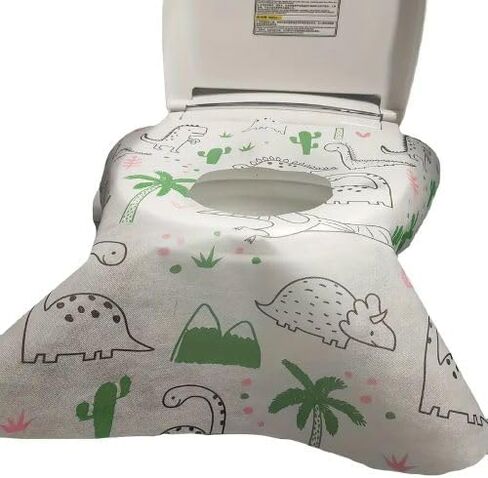 Toilet Seat Covers Disposable - 10 Pack Individually Wrapped Potty Covers for Toddlers, Kids, and Adults, Public Restroom Toilet Seat Covers, Travel, Airplane, Road Trips, Camping in Saudi Arabia