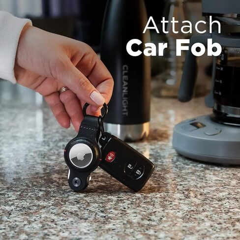 حامل بطاقة هوائية KeySmart SlimCard للمحفظة - حامل بطاقة AirTag للمحفظة الرفيعة للغاية - حامل بطاقة AirTag مع فتحة حبل - حامل بطاقة هوائية لمحفظة القفل التلقائي لملحقات AirTag - حامل AirTag 2 Pack in Kuwait