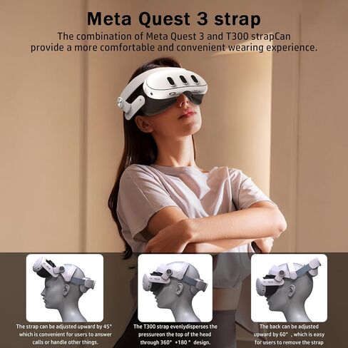 حزام رأس UWDEDO لـ Meta Quest 3، حزام النخبة المريح لملحقات Oculus Quest 3، استبدال حزام سماعة الرأس VR خفيف الوزن وقابل للتعديل لتقليل الضغط in Saudi Arabia