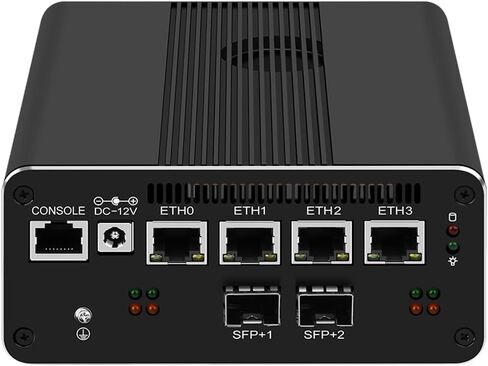 10GbE SFP+ Micro Firewall Appliance Mini PC, Intel Core i5 1240P 12C/16T Barebone NO RAM NO SSD 4xIntel I226-V 2.5GbE 2*Intel 10Gb Network Card Firewall Home Server/Router 1xConsole in Saudi Arabia