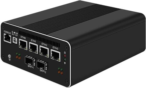 10GbE SFP+ Micro Firewall Appliance Mini PC, Intel Core i5 1240P 12C/16T Barebone NO RAM NO SSD 4xIntel I226-V 2.5GbE 2*Intel 10Gb Network Card Firewall Home Server/Router 1xConsole in Saudi Arabia