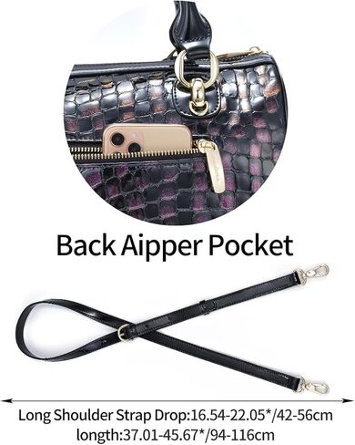 حقيبة يد من الجلد الطبيعي، حقيبة كروس، حقيبة كتف من الجلد اللامع، طباعة جلد الفهد للنساء in Kuwait