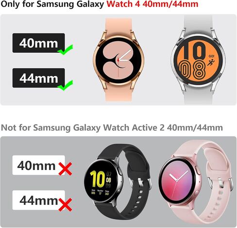 GEAK 3 Pack Compatible with Samsung Galaxy Watch 5 Screen Protector/Galaxy Watch 4 Case 40mm, Flexible TPU Plated All-Around Cover Case for Samsung Galaxy Watch 4/5 Smart Watch 40mm Clear/Clear/Clear in Saudi Arabia