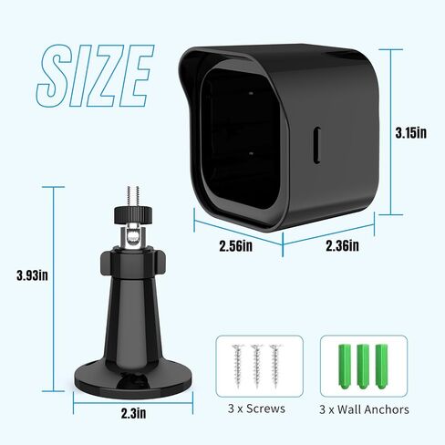 [2 Pack] Wall Mount Bracket for Blink Outdoor 4 (4th Gen), Blink Outdoor Camera Covers Weatherproof and 360-Degree Adjustable Mount for Home Security Camera System in Kuwait