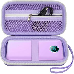 Travel Case Compatible with LOVELEDI/for POIYTL for IAPOS Portable Charger Power Bank 40000mAh, Storage Holder for Fast Charging Battery Pack Charger, Phone Battery Charging Bank Bag (Box Only)