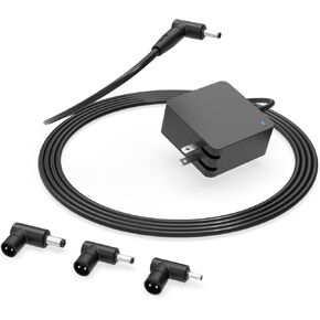 Laptop Charger for Asus Vivobook Zenbook Chromebook Notebook Computer [UL Certified Safety] Round Connector 65W/45W/33W