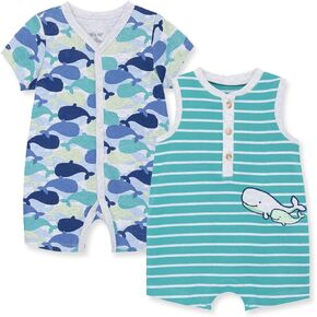 Little Me Baby Boys 2-pack of Rompers