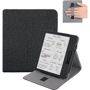 for Onyx Boox Go Color 7 Case,Sleep Cover for Boox Go 7 Color Case with Hand Strap,Black