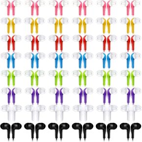 Konohan 160 Packs Bulk Earbuds with Wire Kids Earphones Classroom Headphones for Students Headphones Individually Bagged, 8 Colors Ear Buds Bulk Headphones for Classroom School Library (Bright Color)