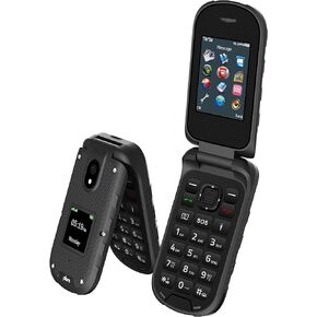 Plum RAM Plus 4G Volte Unlocked Rugged Flip Phone 2022 Model ATT Tmobile - Black