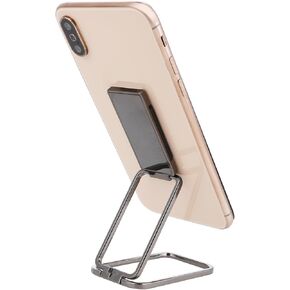 Cell Phone Finger Kickstand, Foldable Ring Holder 360° Rotation Metal Phone Grip Holder Adjustable Phone Stand for Magnetic Car Mount Compatible with Most Mobile Phone Tablets