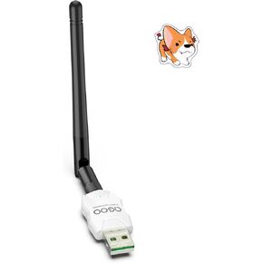 Class 1 Long Range Bluetooth Adapter for PC, QGOO USB Bluetooth Adapter for PC 5.3+EDR, Bluetooth Dongle Bluetooth Receiver Support Windows10/8.1/8/7（white-037）