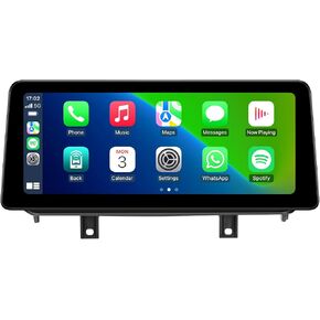 12.3 Inch Car Stereo for BMW X5 F15 X6 F16(2014-2017)-NBT System, Upgrade Factory Radio Android Auto Wireless CarPla Bluetooth IPS Touch Screen 1920 * 720