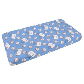 Premium Knit Changing Pad Cover by Copper Pearl: Soft, Stylish, and Universal Fit for All Standard Diaper Changing Pads, Trendy Design Changing Pad Covers, Strawberry