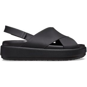 Crocs Brooklyn Luxe Cross Strap Black 7 M