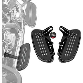 ISSYAUTO Motorcycle Floorboards Passenger Floorboards, Foot Pegs Mount Bracket Kits for Touring Models Road King Street Glide 1993-2024 Footboards Chrome in Kuwait