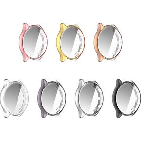 Chofit Screen Protector Case Compatible with Amazfit GTR3/GTR3 Pro,Ultra-Thin Soft TPU Colorful Overall Protective Cover for Amazfit GTR3/GTR3 Pro Smartwatch