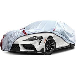 Waterproof Car Covers Replace for 1984–1996 Corvette C4, 6 Layers All Weather Custom-fit Car Cover with Zipper Door & 18 Ponit Windproof Bands for Snow Rain Dust Hail Protection in Kuwait